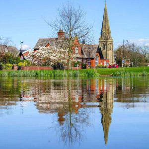 Reflections-Wrea Green Duck Pond
